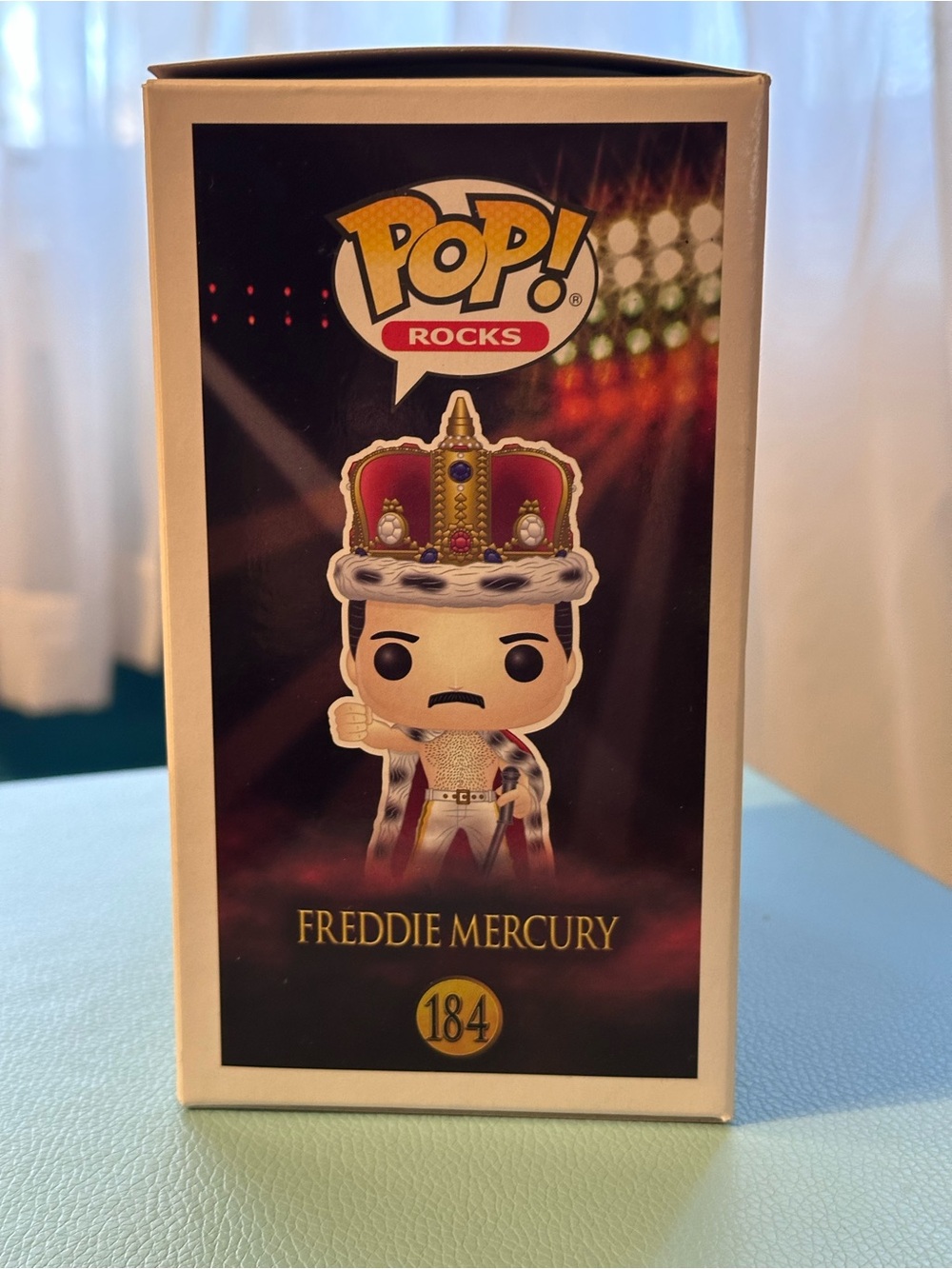 Funko Pop! Vinyl Rocks Queen Freddie Mercury Vinyl Figure Box #184 - Picture 4 of 6